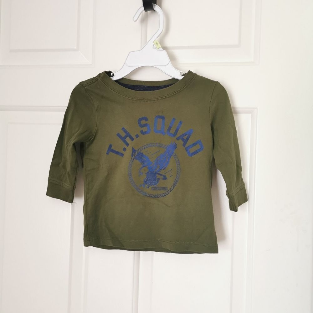 3/$20 Tommy Hilfiger Toddler boys longer sleeve shirt size 12 m
